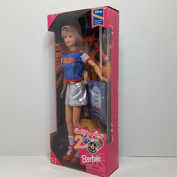 Vintage 1998 MATTEL Y2K Barbie Doll Fashion Disney World Map Collector 22939 - Picture 7 of 7